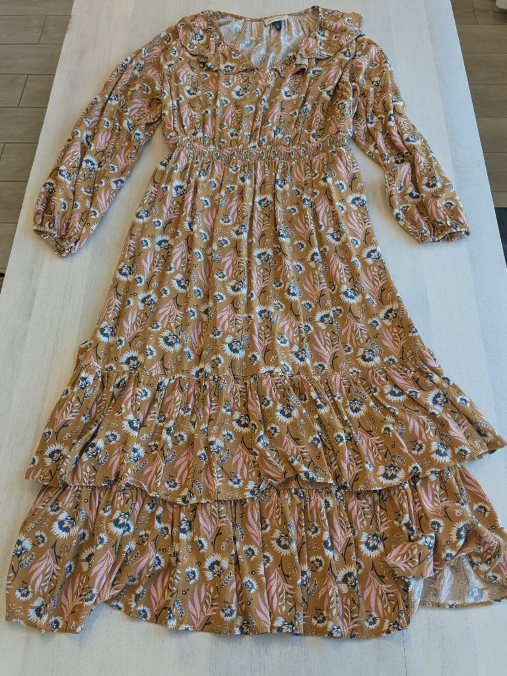 Hippy flowy and ruffled dress - Universal Thread